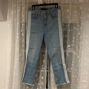 Veronica beard high waisted jeans with side detail size 29
